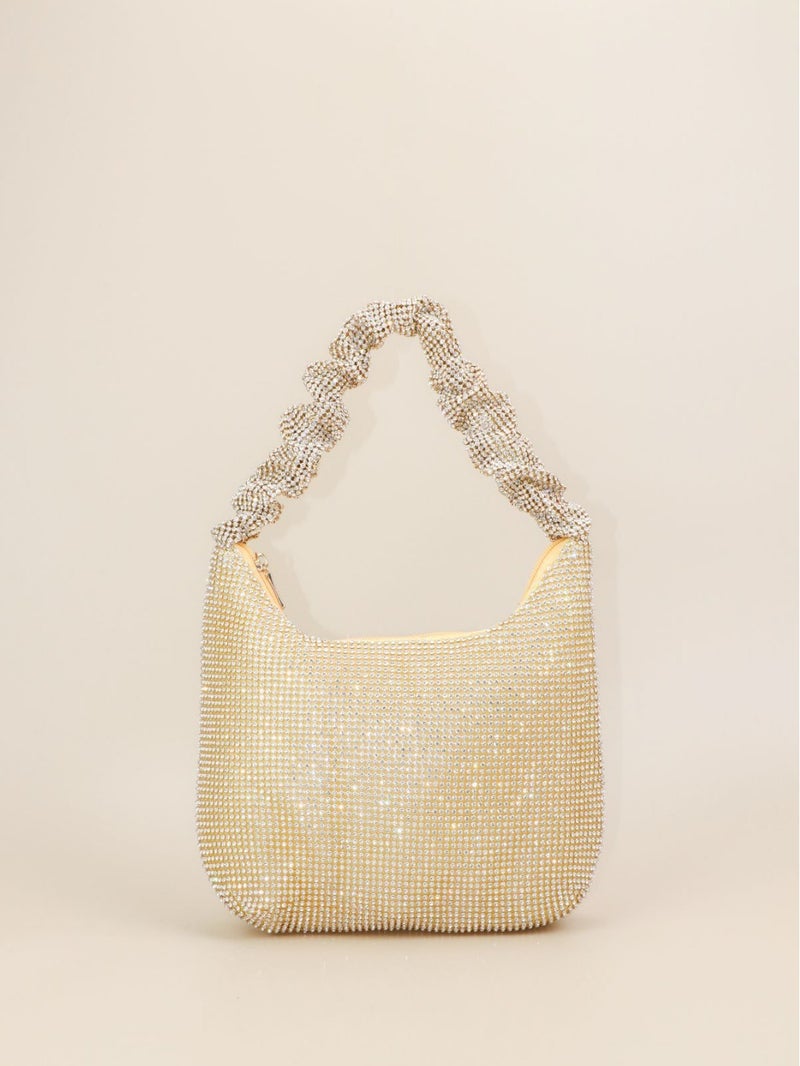 2023 New Explosion Diamond Full Diamond Evening Bag Handmade Banquet Evening Bag A Diamond Rhinestone Bag - Image 4