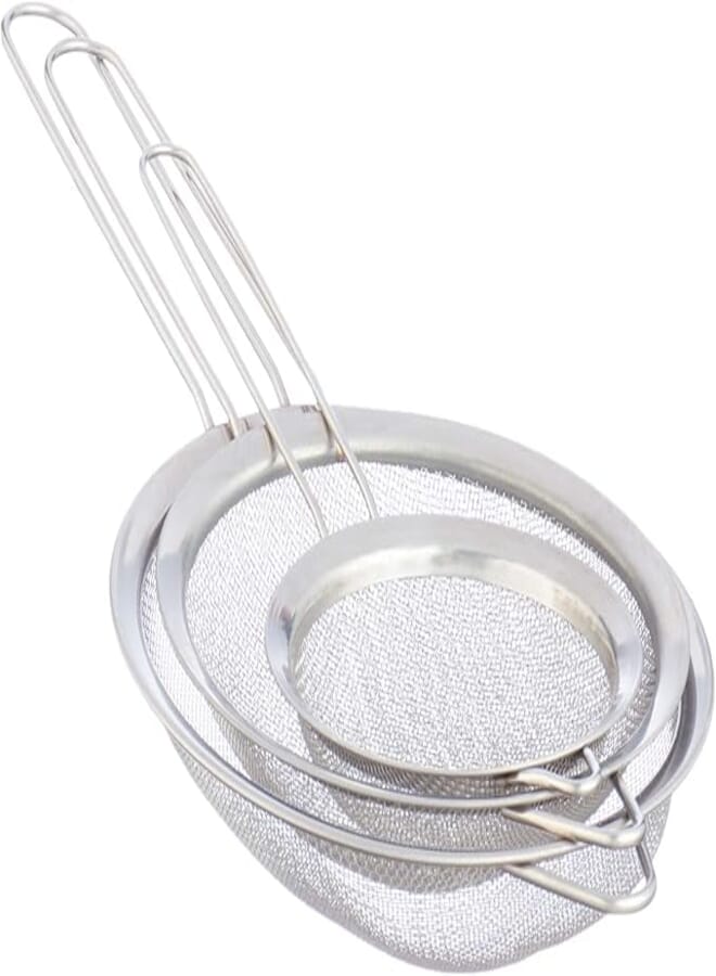 MT Large Stainless Steel Colander Set - 3 Pieces