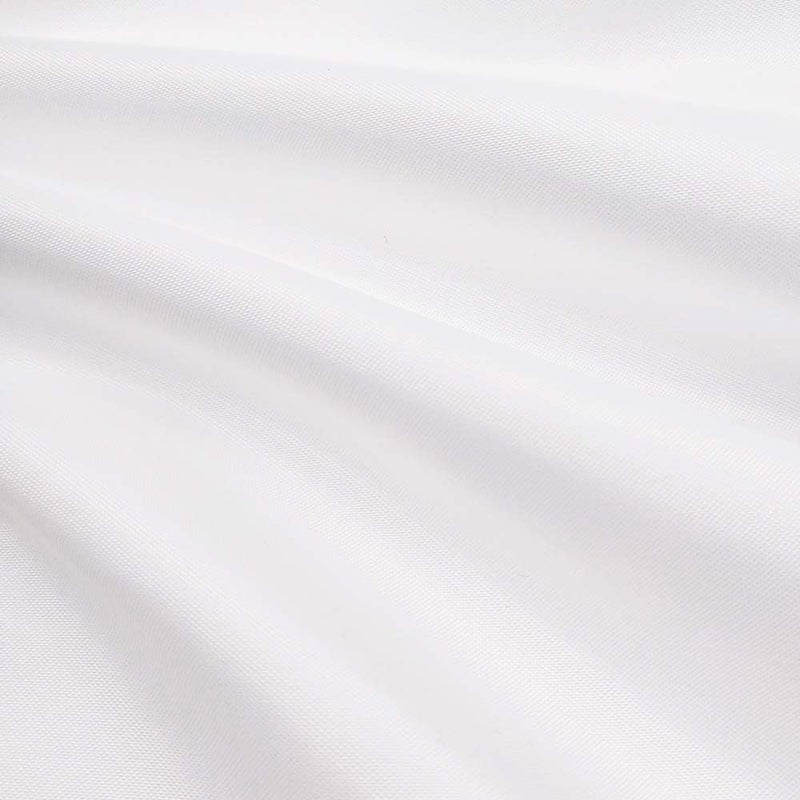 WellColor بطانة ستارة دش من القماش الأبيض للسبا والفندق (عرض 54 بوصة × ارتفاع 74 بوصة، أبيض) - Image 4