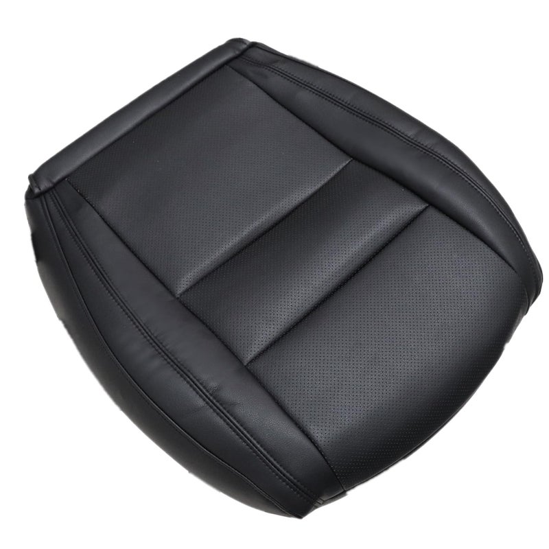 NLQR Front Driver Side Bottom Perforated Replacement Seat Cover Compatible with Jeep Grand Cherokee 2011 2012 2013 2014 2015 2016 Black