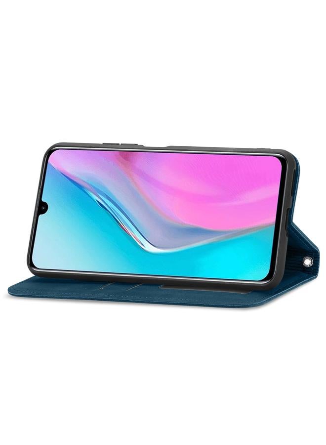 Zaboon Case For Infinix Note 11 Retro Skin Feel Magnetic Leather Phone Case - Image 4