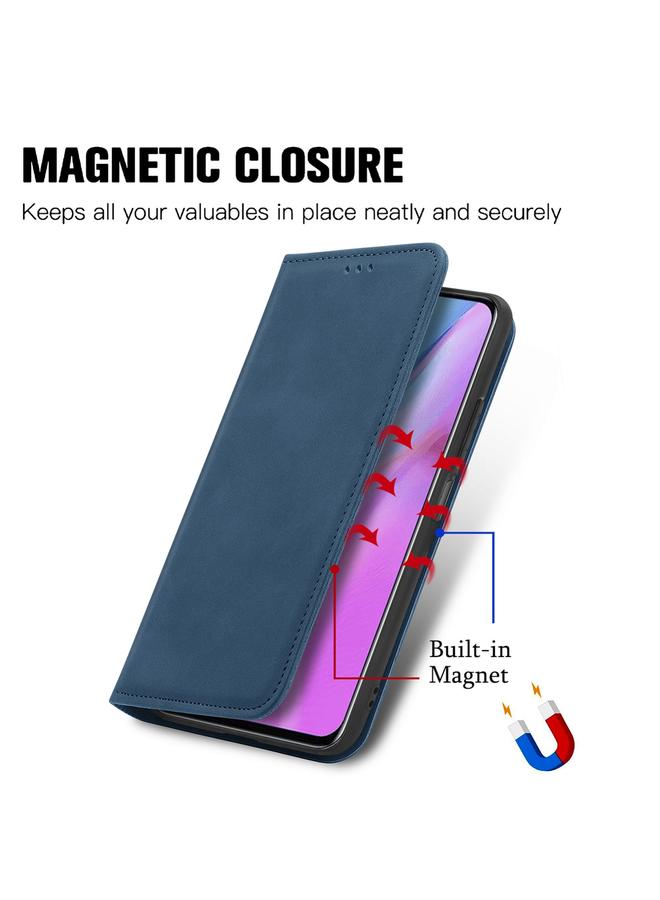Zaboon Case For Infinix Note 11 Retro Skin Feel Magnetic Leather Phone Case - Image 5