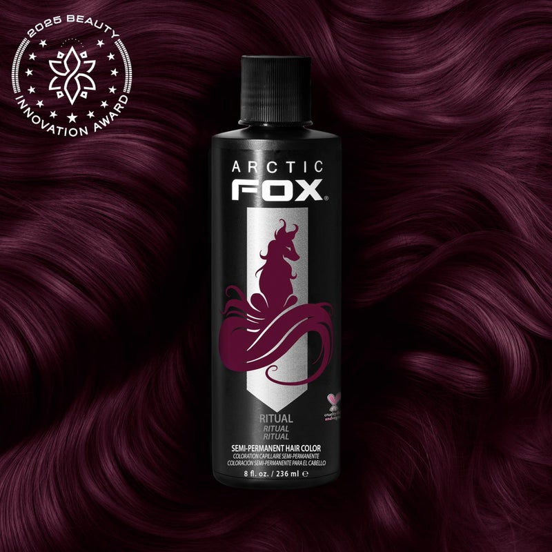 ARCTIC FOX صبغة شعر شبه دائمة من ARCTIC FOX نباتية وخالية من القسوة (8 أونصة سائلة، ريتوال) - Image 2