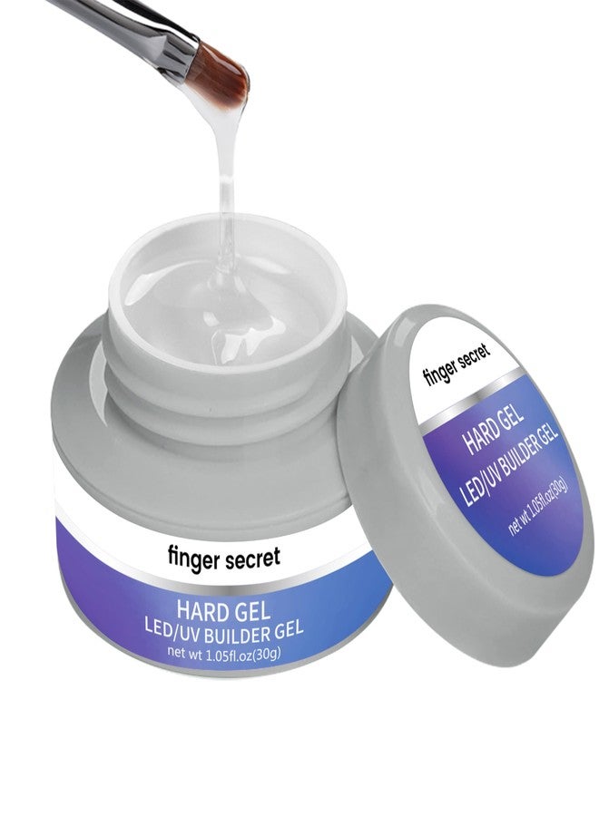 AOBOO Hard Gel Builder Gel for Nails Strong Long-lasting Nude 3D Sculpting for Nail Extension 2oz (clear&nude, 1fl.oz*2) - Image 2