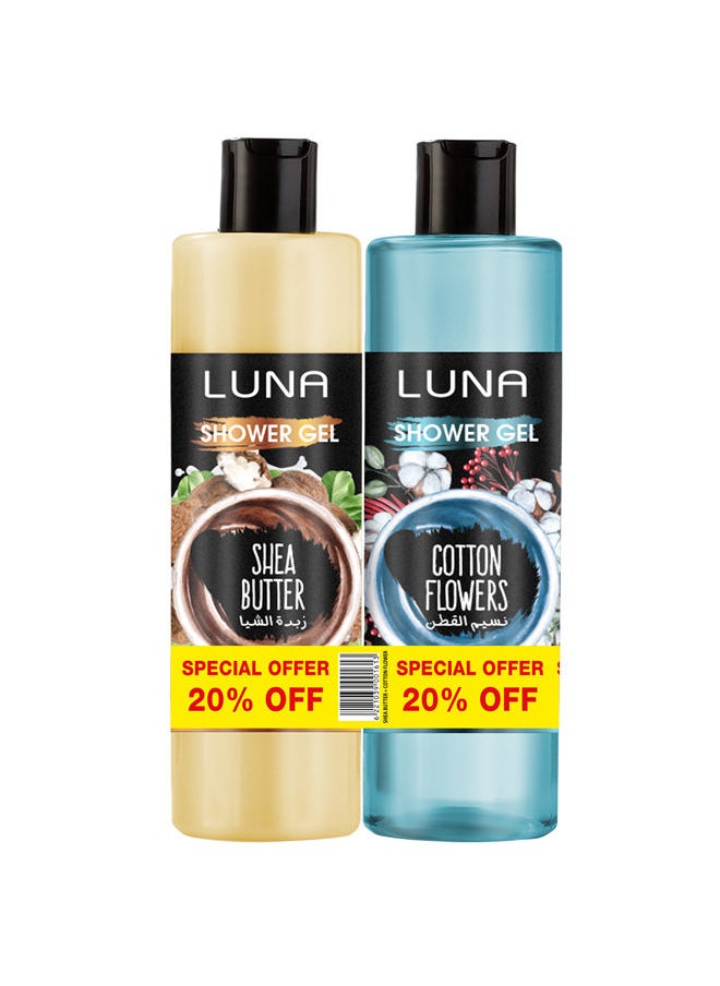 Shower Gel Shea With Cotton Flower - 20%Price Off