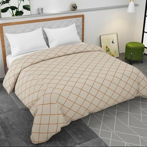 BELVOSTUM 280 TC Luxurious Glace Cotton Duvet Cover/Comforter Cover/AC Quilt Cover King Size/Dohar/90 X100 Inches - (Pink) - Image 1