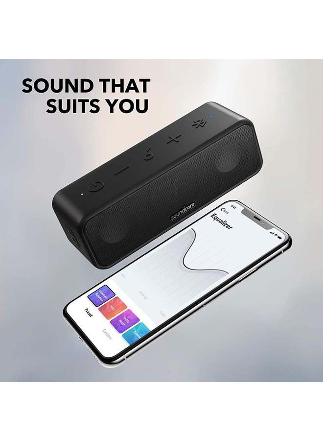 Soundcore Bluetooth Speaker with Stereo Sound, Pure Titanium Diaphragm Drivers, PartyCast Technology, BassUp, 24H Playtime, IPX7 Waterproof, App, Custom EQ, Home, Outdoor, Beach Black - Image 2