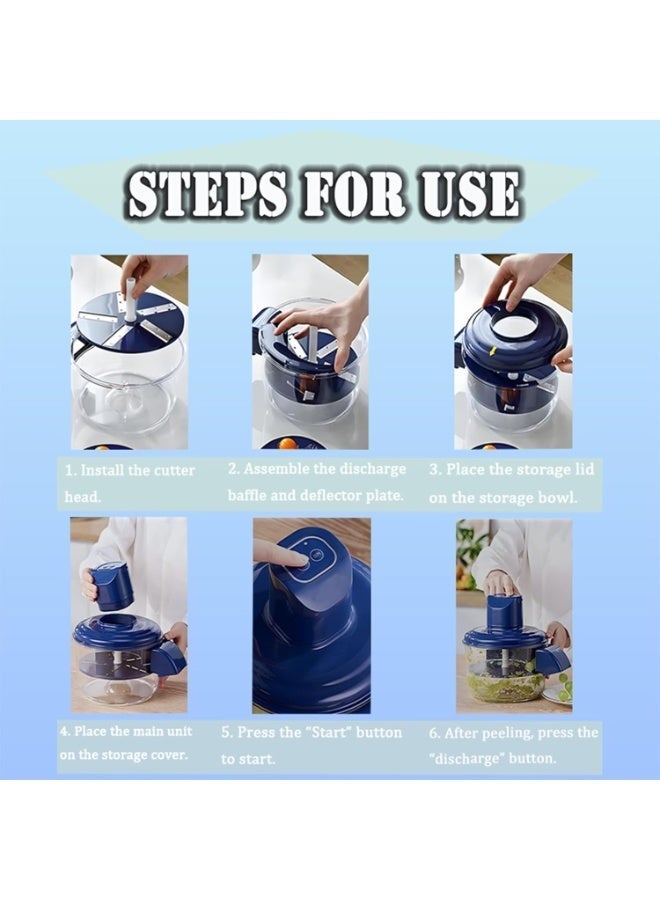 Electric Garlic & Vegetable Peeler | Automatic Peeler for Small Fruits & Veggies | Fast, Powerful, Easy to Clean & Compact Kitchen Tool - Image 4