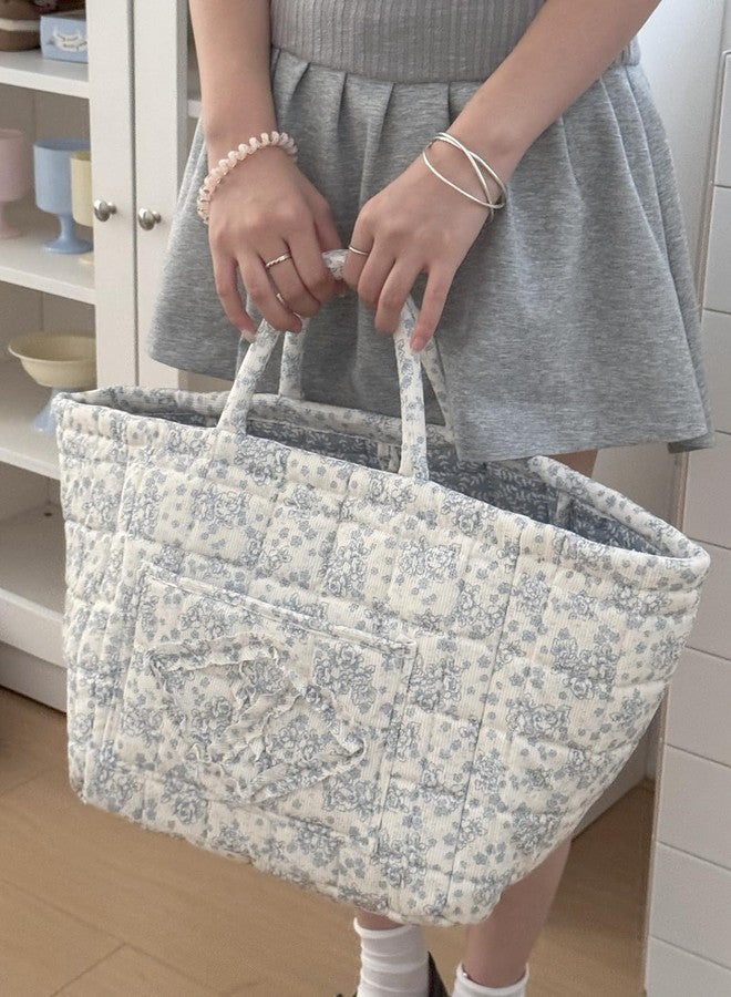 ANKICK Fabric Storage Basket Boho Large Collapsible Floral Laundry Nursery Hamper Knitting Storage for Car Clothes Toys - Image 3