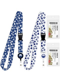 Cruise On Cruise Lanyard For Ship Cards 2Pack Cruise Lanyards With Id Holder Key Card Retractable Badge & Waterproof Ship Card Holders For Cruises In 2024 & 2024  - Image 1