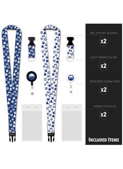 Cruise On Cruise Lanyard For Ship Cards 2Pack Cruise Lanyards With Id Holder Key Card Retractable Badge & Waterproof Ship Card Holders For Cruises In 2024 & 2024  - Image 3