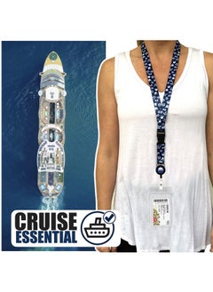 Cruise On Cruise Lanyard For Ship Cards 2Pack Cruise Lanyards With Id Holder Key Card Retractable Badge & Waterproof Ship Card Holders For Cruises In 2024 & 2024  - Image 2