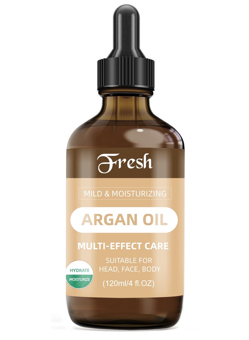 Generic 100% Pure Natural Organic Argan Oil For Hair Face Body 120 ML  - Image 1