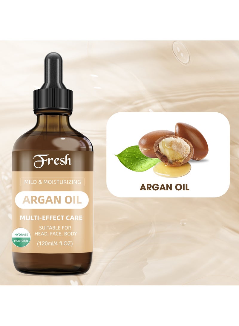 Generic 100% Pure Natural Organic Argan Oil For Hair Face Body 120 ML  - Image 2