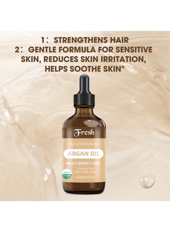 Generic 100% Pure Natural Organic Argan Oil For Hair Face Body 120 ML  - Image 4
