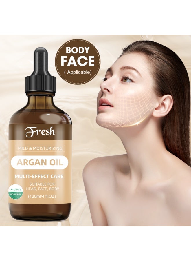 Generic 100% Pure Natural Organic Argan Oil For Hair Face Body 120 ML  - Image 5