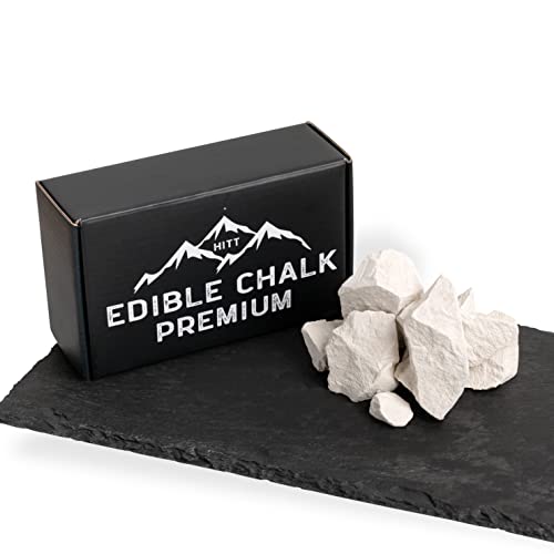 HITT Premium Belgorod Edible Chalk — Most Crunchy Edible Chalk Chunks for eating, PICA Cravings and ASMR Food Content Creators — Pure, No Additives, PICA Alternative Snack — 7 oz / 200 g - Image 1