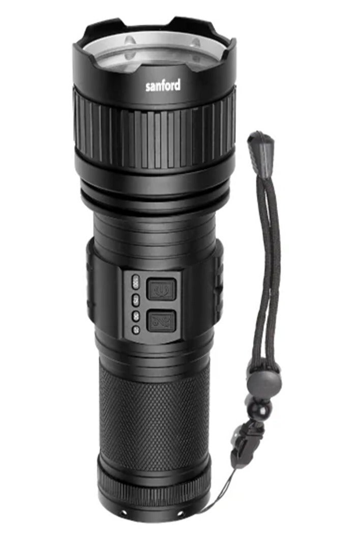 Sanford RADIANT-V2 Laser LED Tactical Camping Light 60W 2600m Range With Power Bank Function 20000mAh Battery, 7 Hours Working Time, Zoom Function (SF4673SL) - Image 1