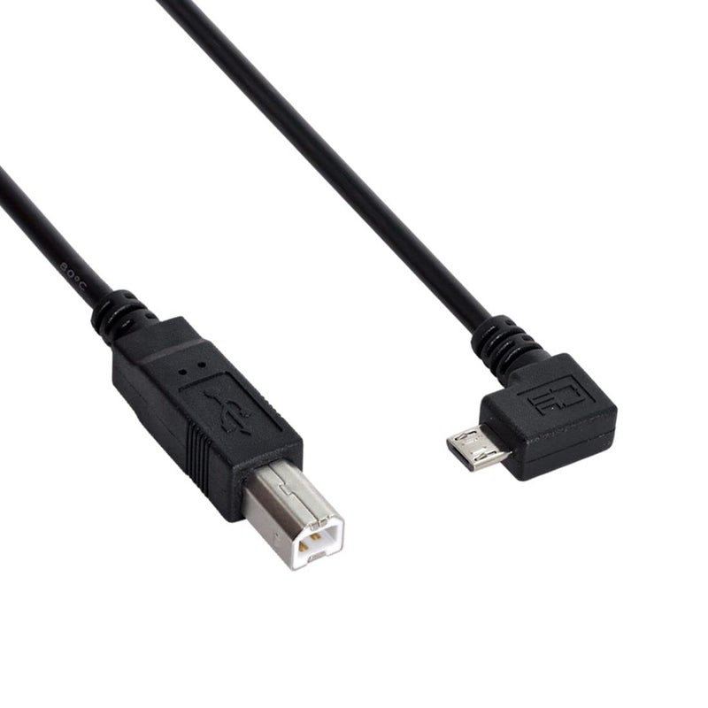 chenyang Yc CY 90-Degree Right Angled Micro USB Cable – 30cm USB Printer, Scanner, Hard Disk Connection Cable - Image 2