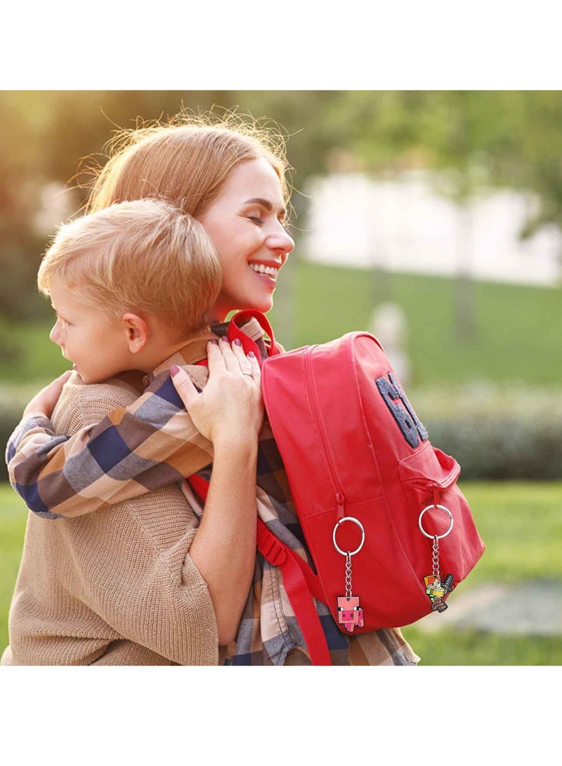 general Minecraft Keychain, Minecraft Backpack, Pencil Case, DIY Accessories, Accessories, PVC Soft Rubber Decoration Key Chain - Image 3