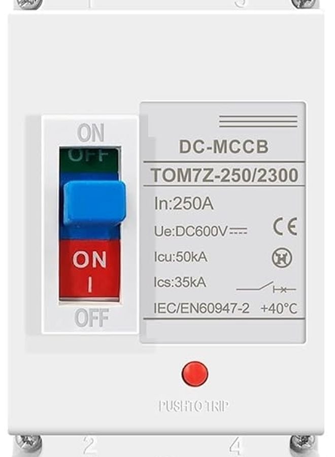 Solar Photovoltaic PV Molded Case Circuit Breaker MCCB 150A 1P Overload Protection Switch - Image 3