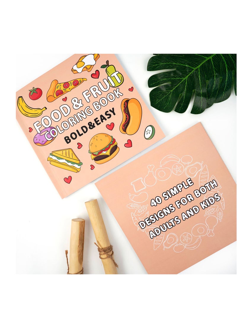 Coloring Book  Food Doodles Coloring Book For Children Over 4 Years Old - Image 4