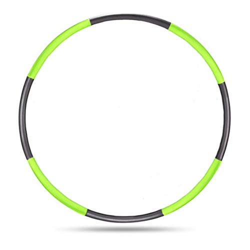 Auoxer Fitness Exercise Weighted Hoops, Lose Weight Fast by Fun Way to Workout, Fat Burning Healthy Model Sports Life, Detachable and Size Adjustable Design - Image 5