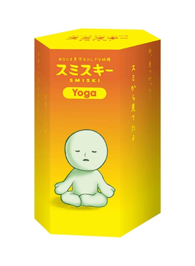 Smiski Yoga Series Collectible Figure - Glow-in-the-Dark Meditating Mystery Blind Box Cute Desk & Room Décor
