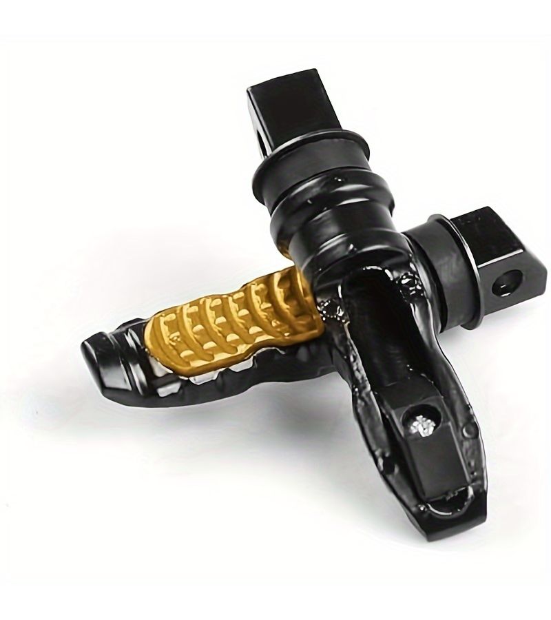 Motorcycle Off Road Vehicle Non Slip Foot Rests Aluminum Alloy Foot Pedals Rear Pedals Golden Universal Back Pedal - Image 2