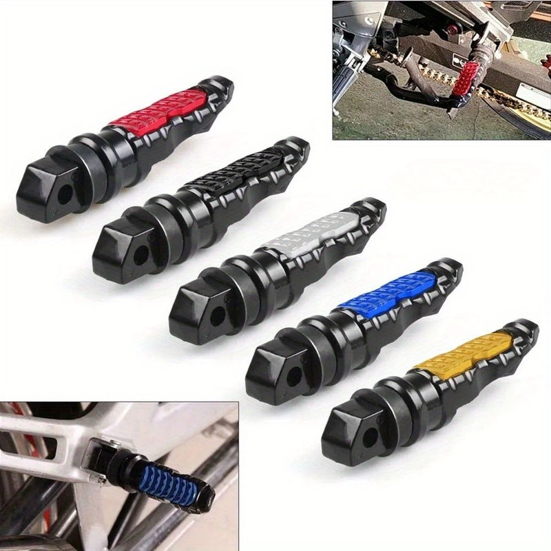 Motorcycle Off Road Vehicle Non Slip Foot Rests Aluminum Alloy Foot Pedals Rear Pedals Golden Universal Back Pedal - Image 4