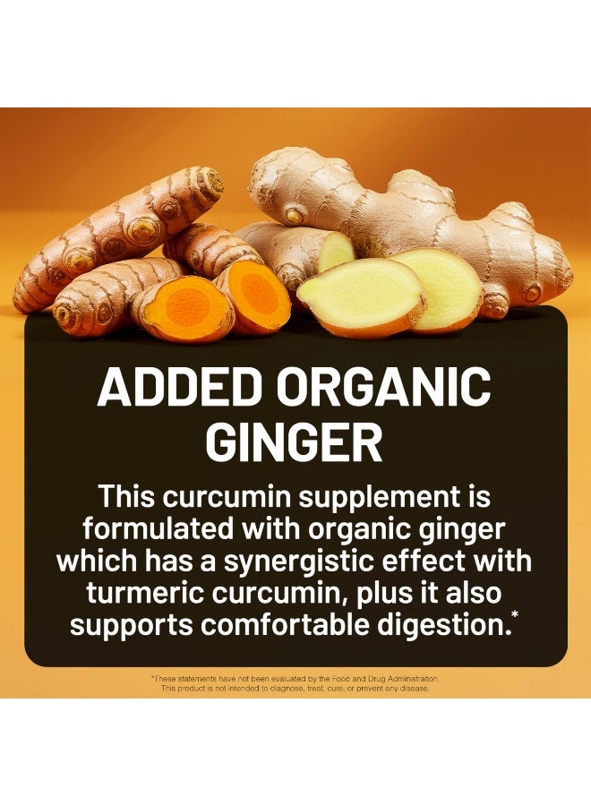 NatureWise Curcumin Turmeric 2250mg - 95% Curcuminoids & BioPerine Black Pepper Extract for Advanced Absorption - Daily Joint and Immune Health Support - Vegan, Non-GMO, 180 Count[60-Day Supply] - Image 2