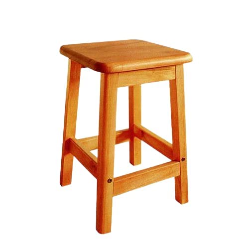 Dantawood Wooden Stool Side Table for Home Kitchen Living Room Wooden Stool Table 20Inch