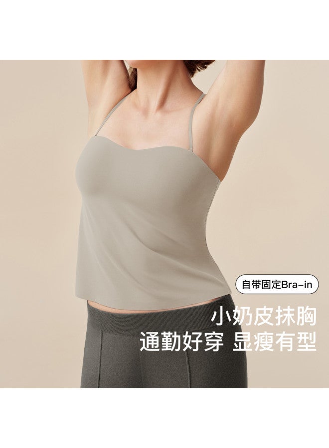 ubras 25 Autumn Shaping Seamless Bandeau Bra-In Camisole Innerwear For Outerwear - Image 2