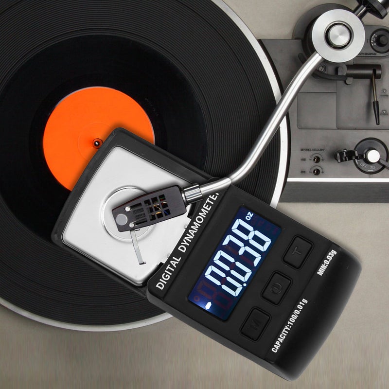100g/0.01g Digital Turntable LCD Stylus Force Gauge Needle Pressure Gauge Meter Scale - Image 4