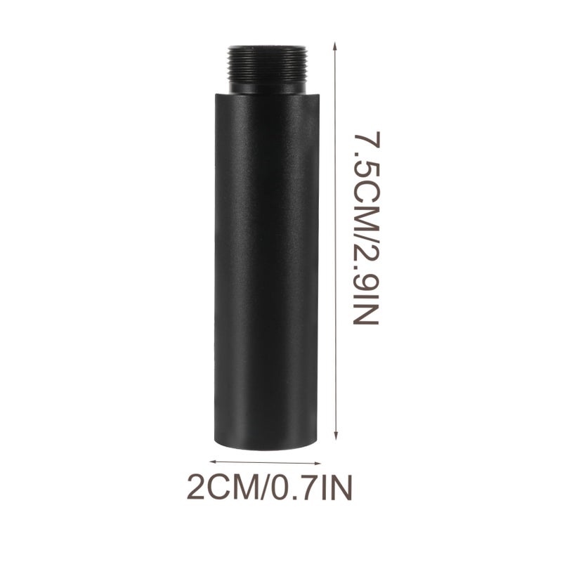 4 Pcs Black Microphone Stand Extension Tubes For Boom Arms And Shock Mounts - Image 5