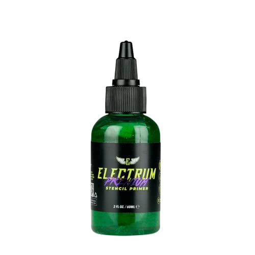 Electrum Tattoo Transfer Gel Solution Stencil Application Gel Works Great for Carbon and Marker Stencils Tattoo Stencil Gel Stencil Primer Made in the USA by Tattoo Artists 2 Ounces