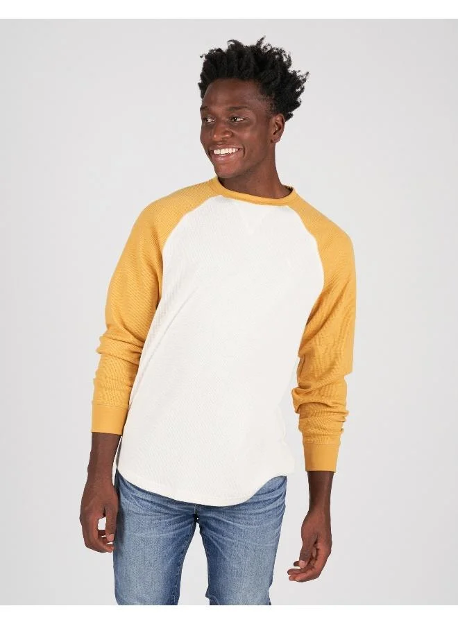 American Eagle AE Super Soft Long-Sleeve Thermal Raglan T-Shirt
