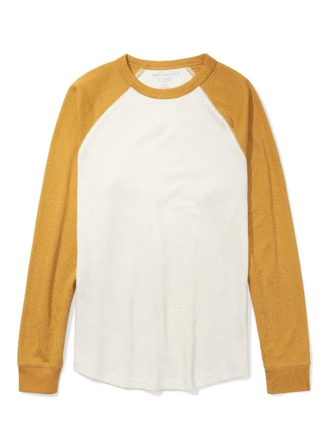 American Eagle AE Super Soft Long-Sleeve Thermal Raglan T-Shirt