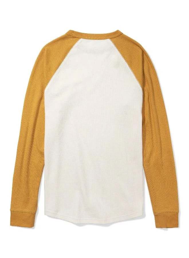 American Eagle AE Super Soft Long-Sleeve Thermal Raglan T-Shirt