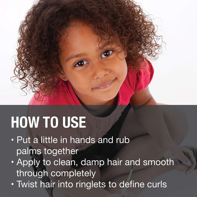 GREAT CLIPS Solutions Kid's Crazy Curls Cream, 8oz | Defines Curls & Smoothes Frizzy Hair | Recommended for Children Ages 4-10 - Image 5