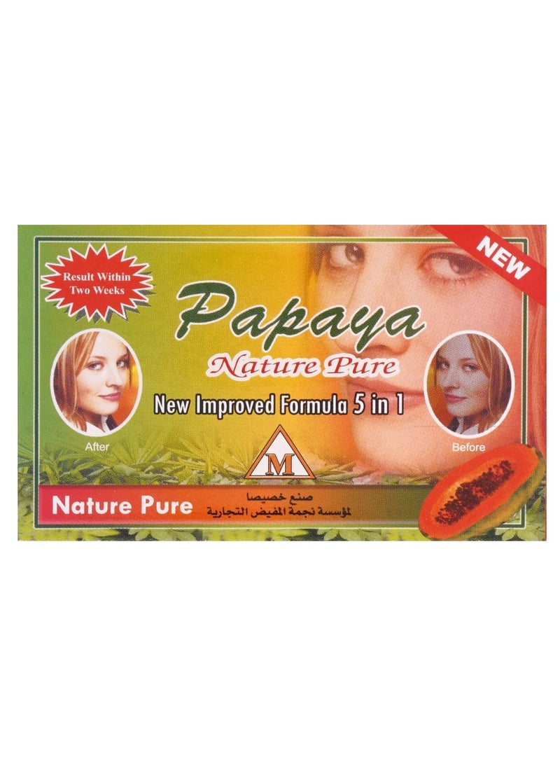 PAPAYA SOAP 5 IN 1 NATURE PURE 135GM