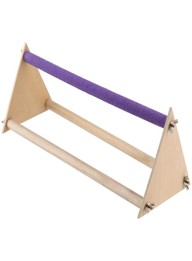 HOZEON 2PCS Wooden Chick Perch Stand, Training Chicken Perches Roosting Bar, Wood Chicken Roosting Bar Perch for Chicks, Parrot, and Birds - Image 4