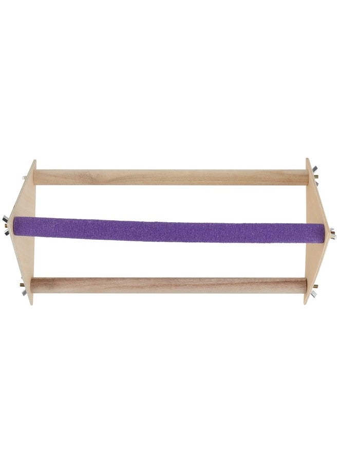 HOZEON 2PCS Wooden Chick Perch Stand, Training Chicken Perches Roosting Bar, Wood Chicken Roosting Bar Perch for Chicks, Parrot, and Birds - Image 5