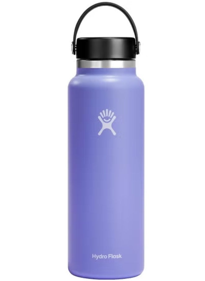 Hydro Flask Flask Wide Mouth Bottle With Flex Cap 1180 Ml (Purple)  - Image 2
