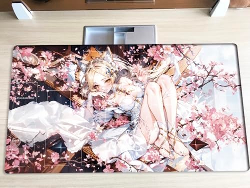 Mlikemat New Mlikemat Playmat Ash Blossom Joyous Spring TCG CCG OCG Trading Card Game Mat with Zones Free Bag ZD039771A - Image 4