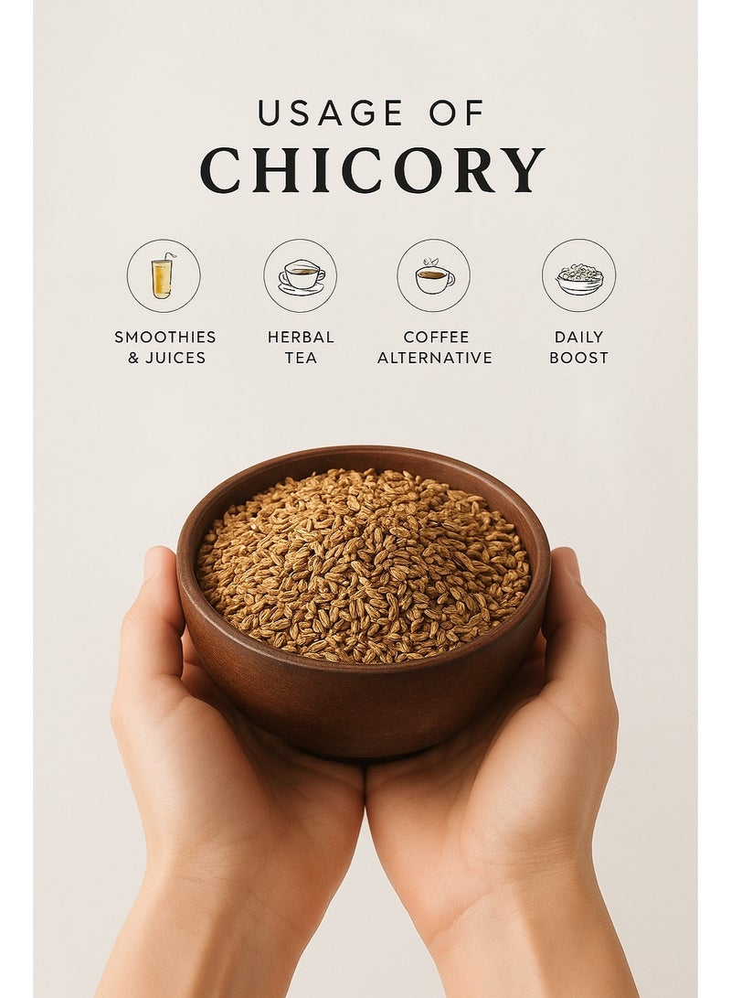 زهر بذور الهندباء - طبيعية 100%، عالية الجودة، مُفرزة يدويًا ومُزروعة بشكل مستدام - شاي أعشاب، بديل للقهوة، عصائر، وقيمة غذائية يومية - Image 5