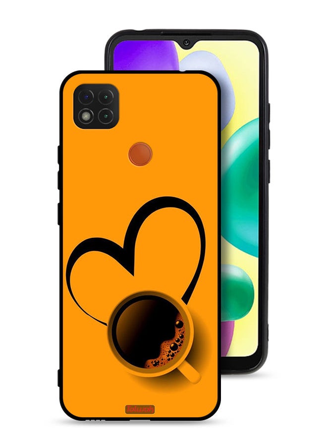 Tolwak Xiaomi Redmi 9C Protective Case Cover Coffee Cup Art  - Image 1
