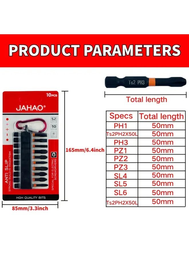 مشبك فتحات متقاطعة مجموعة براغي مغناطيسية محمولة لإصلاحات المنزل - Image 5