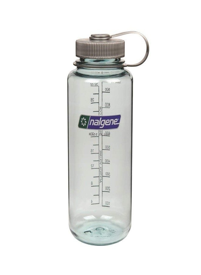 Nalgene Tritan Wide Mouth BPA-Free Water Bottle (Clear Seafoam, 32 Ounce)