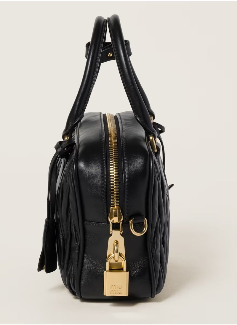 MIU Arcadie Quilted nappa leather bag Shoulder Crossbody  - Image 4